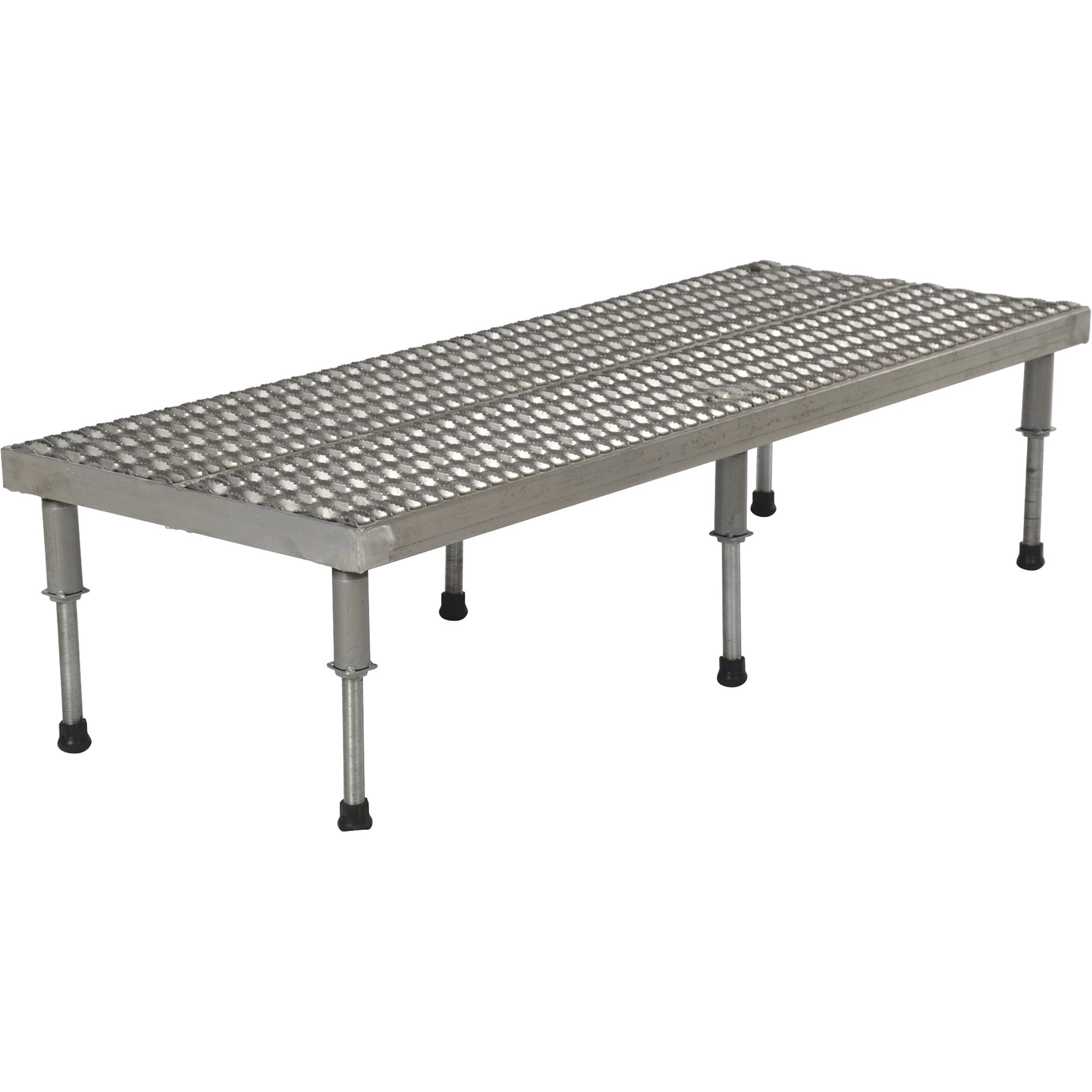Vestil Adjustable Serrated Work-Mate Stand — Stainless Steel